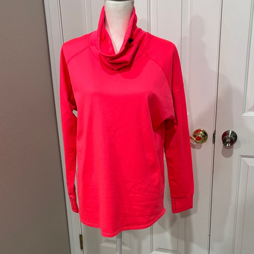 Nike Dri-Fit Running Shirt/Sweatshirt Hot Pink Size Large